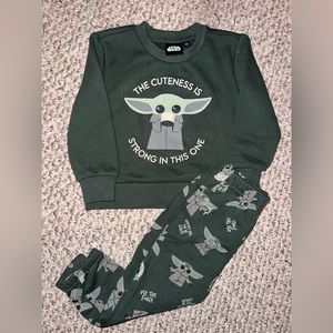 Toddler Star Wars Yoda Matching Sweatsuit